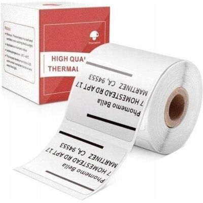 Phomemo, Rouleau d’étiquettes, Papier adhésif pour autocollants 230 x étiquettes 50 x 30 mm M110, M120, M200, M220, M221 / (50 mm) - Publicité Phomemo, Rouleau d’étiquettes, Papier adhésif pour autocollants 230 x étiquettes 50 x 30 mm M110, M120, M200, M220, M221 / (50 mm) - Publicité