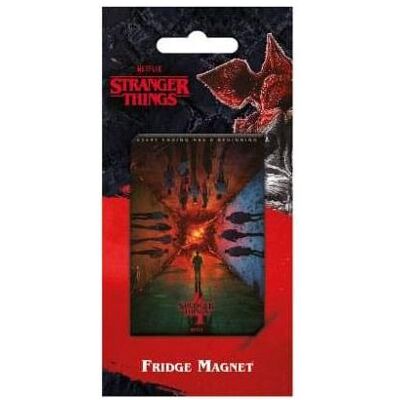 Pyramid Aimant, Stranger Things 4 aimant Chaque fin a un début (1x) - Publicité Pyramid Aimant, Stranger Things 4 aimant Chaque fin a un début (1x) - Publicité