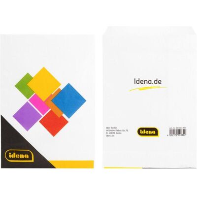 Idena, Emballage cadeau, Sacs en papier C6 100 pièces 13x20cm - Publicité Idena, Emballage cadeau, Sacs en papier C6 100 pièces 13x20cm - Publicité