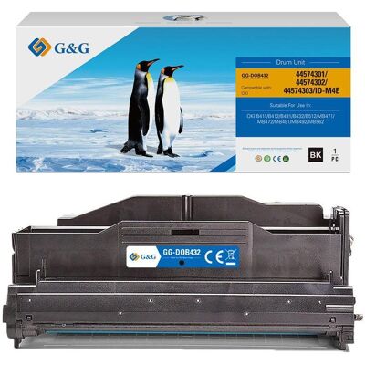 G&G - 44574302 - Noir - OKI B411 B412 B431 B432 - Drum - Publicité G&G - 44574302 - Noir - OKI B411 B412 B431 B432 - Drum - Publicité
