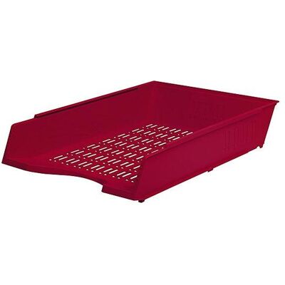 Donau, Archivage + classement, Corbeille à courrier de bureau, polystyrène, a4, maille, rouge (A4) - Publicité Donau, Archivage + classement, Corbeille à courrier de bureau, polystyrène, a4, maille, rouge (A4) - Publicité