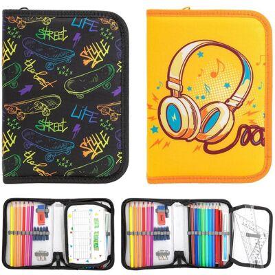 Idena, Trousse, Federmappe 28 Teile 2fach sortiert - Publicité Idena, Trousse, Federmappe 28 Teile 2fach sortiert - Publicité