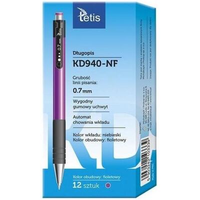 Teka, Stylo, Kugelschreiber, lila Gehäuse KD940-NF (12 Stück) (12x) - Publicité Teka, Stylo, Kugelschreiber, lila Gehäuse KD940-NF (12 Stück) (12x) - Publicité