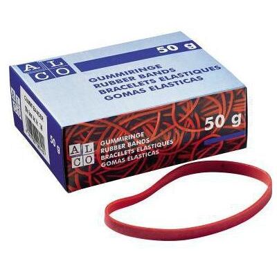 Alco, Élastique, Elastique caoutchouc naturel 6x200mm rouge 1000g (1 pcs) - Publicité Alco, Élastique, Elastique caoutchouc naturel 6x200mm rouge 1000g (1 pcs) - Publicité