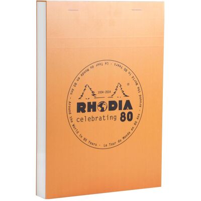 Rhodia, Matériaux d'emballage, bloc factice ORANGE 40x57 plexi - Publicité Rhodia, Matériaux d'emballage, bloc factice ORANGE 40x57 plexi - Publicité
