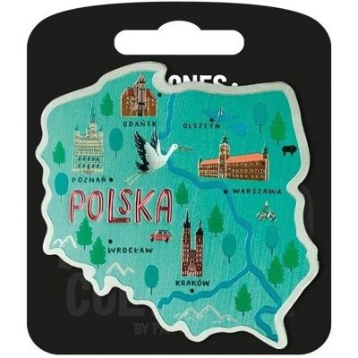 Nuance, Aimant, Magnet Ich liebe Polen Polska ILP-MAG-A-PL-03 - Publicité Nuance, Aimant, Magnet Ich liebe Polen Polska ILP-MAG-A-PL-03 - Publicité