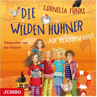 Jumbo Les poules sauvages en voyage scolaire, Livres audio de Cornelia Funke - Publicité Jumbo Les poules sauvages en voyage scolaire, Livres audio de Cornelia Funke - Publicité