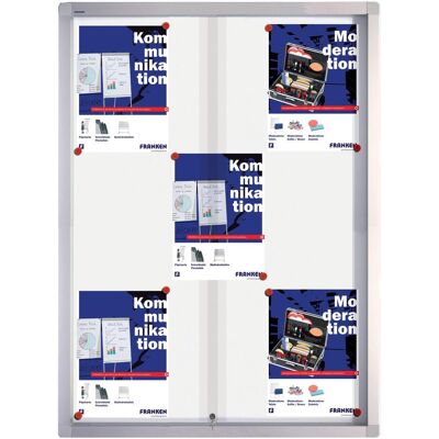 Franken, Panneau d'information, Vitrine coulissante en verre Tableau à écrire SK6109 99x73x4.6cm ws - Publicité Franken, Panneau d'information, Vitrine coulissante en verre Tableau à écrire SK6109 99x73x4.6cm ws - Publicité