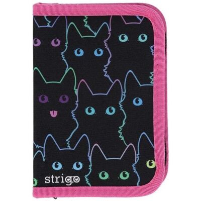 Teka, Trousse, Schulmäppchen mit zwei Klappen STRIGO Cats - Publicité Teka, Trousse, Schulmäppchen mit zwei Klappen STRIGO Cats - Publicité