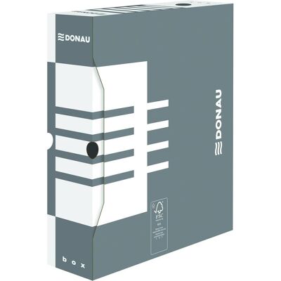 Donau, Archivage + classement, Archivbox, karton, a4/80mm, grau (A4) - Publicité Donau, Archivage + classement, Archivbox, karton, a4/80mm, grau (A4) - Publicité