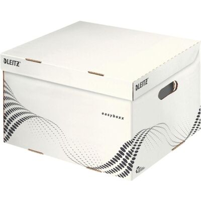 Conteneur d'Archivage Blanc LEITZ - 367x263x325mm - Rangement de Dossiers - Publicité Conteneur d'Archivage Blanc LEITZ - 367x263x325mm - Rangement de Dossiers - Publicité