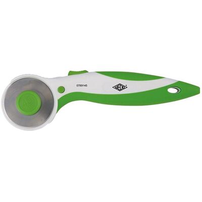 Wedo Couteau à lame rotative Comfortline avec protège-lame,vert pomme/blancá, Massicot, Vert, Blanc - Publicité Wedo Couteau à lame rotative Comfortline avec protège-lame,vert pomme/blancá, Massicot, Vert, Blanc - Publicité