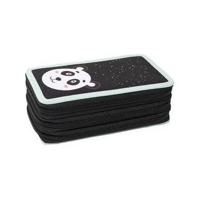 Magni, Trousse, EBERHARD FABER Schüleretui Triple Decker Panda gefüllt schwarz/weiss 36 Teile - Publicité Magni, Trousse, EBERHARD FABER Schüleretui Triple Decker Panda gefüllt schwarz/weiss 36 Teile - Publicité