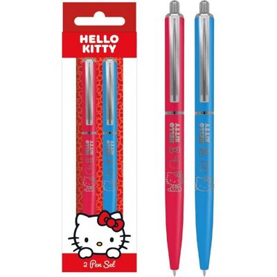 Pyramid Stylo, Hello Kitty Pen Set 2Pz: Hello Kitty (2x) - Publicité Pyramid Stylo, Hello Kitty Pen Set 2Pz: Hello Kitty (2x) - Publicité