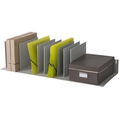 Paperflow Organisateur de Documents - 10 Séparateurs Ajustables - Gris - Publicité Paperflow Organisateur de Documents - 10 Séparateurs Ajustables - Gris - Publicité