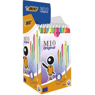 Bic, Stylo, M10 (50x) - Publicité Bic, Stylo, M10 (50x) - Publicité