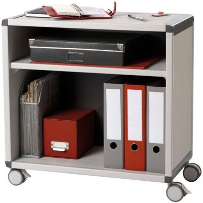 Chariot de rangement Paperflow - Gris/Anthracite - Polystyrène robuste - 4 roues - Organisateur de bureau - Publicité Chariot de rangement Paperflow - Gris/Anthracite - Polystyrène robuste - 4 roues - Organisateur de bureau - Publicité