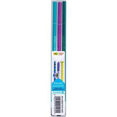 Teka, Cartouche de rechange + encrier, Abnehmbare Stiftmine 3 Farben HAPPY COLOR (Lila, Orange, Turquoise, 0.50 mm, 3 pcs) - Publicité Teka, Cartouche de rechange + encrier, Abnehmbare Stiftmine 3 Farben HAPPY COLOR (Lila, Orange, Turquoise, 0.50 mm, 3 pcs) - Publicité