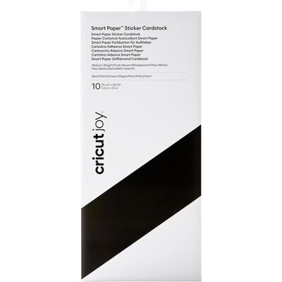 Cricut, Machine de découpe : accessoires, Papier autocollant JOY 14 x 33 cm, 10 pièces, noir - Publicité Cricut, Machine de découpe : accessoires, Papier autocollant JOY 14 x 33 cm, 10 pièces, noir - Publicité