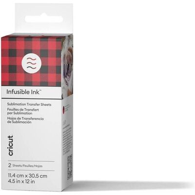 Cricut, Machine de découpe : accessoires, Infusible Ink Transfer Sheets 2-pack Buffalo Check ideal size for MugPress (P) - Publicité Cricut, Machine de découpe : accessoires, Infusible Ink Transfer Sheets 2-pack Buffalo Check ideal size for MugPress (P) - Publicité