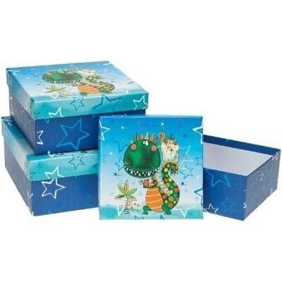 Teka, Emballage cadeau, Geschenkbox 3 Stück Drache ROSETT (3x) - Publicité Teka, Emballage cadeau, Geschenkbox 3 Stück Drache ROSETT (3x) - Publicité