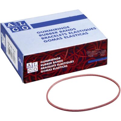 Alco, Élastique, Anneau en caoutchouc naturel 50mm rouge 20g (1 pcs) - Publicité Alco, Élastique, Anneau en caoutchouc naturel 50mm rouge 20g (1 pcs) - Publicité
