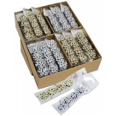Magni, Emballage cadeau, Mini boucle 4er 45mm Poly Glitter or argent - Publicité Magni, Emballage cadeau, Mini boucle 4er 45mm Poly Glitter or argent - Publicité