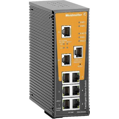 Weidmüller IE-SW-AL08M-6TX-2GT Commutateur Ethernet industriel - Switch Ethernet - Publicité Weidmüller IE-SW-AL08M-6TX-2GT Commutateur Ethernet industriel - Switch Ethernet - Publicité