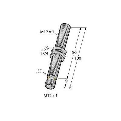 Turck Capteur inductif uprox+ BI4U-M12-VP6X-H1141 L100 (Capteur), Module électronique - Publicité Turck Capteur inductif uprox+ BI4U-M12-VP6X-H1141 L100 (Capteur), Module électronique - Publicité