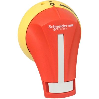 Schneider Electric, Distributeur de courant mobile, Poignée rotative externe GS rouge TeSys GS2AH120 - Publicité Schneider Electric, Distributeur de courant mobile, Poignée rotative externe GS rouge TeSys GS2AH120 - Publicité