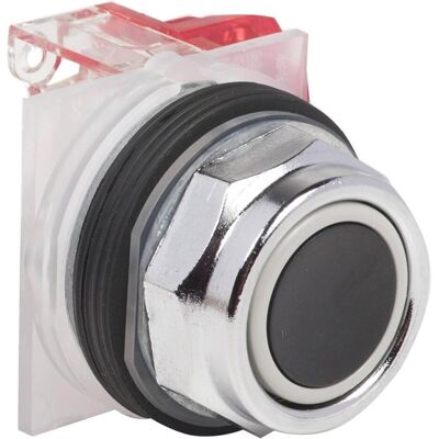 Schneider 9001KR1BH6, Bouton + interrupteur, Noir, Argent - Publicité Schneider 9001KR1BH6, Bouton + interrupteur, Noir, Argent - Publicité