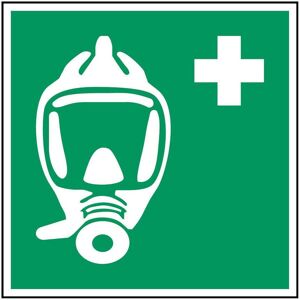 Brady, Signalisation de sécurité, Plaque de sécurité ISO - Masque d'évacuation d'urgence - Publicité Brady, Signalisation de sécurité, Plaque de sécurité ISO - Masque d'évacuation d'urgence - Publicité