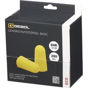 Gebol, Protection auditive, Bouchons d'oreille Basic, distributeur (200x) - Publicité Gebol, Protection auditive, Bouchons d'oreille Basic, distributeur (200x) - Publicité