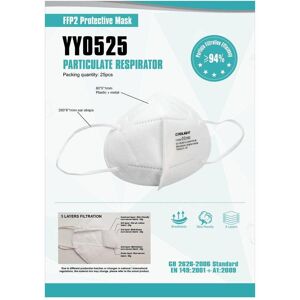 CRD Light, Masque de protection respiratoire, Feinstaubmaske ohne Ventil (FFP2, 25x) - Publicité CRD Light, Masque de protection respiratoire, Feinstaubmaske ohne Ventil (FFP2, 25x) - Publicité