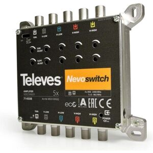 Televes Protection auditive, Amplificateur MS510VGQ 5x 5-15dB f. MS NEVO sans NT (1x) - Publicité Televes Protection auditive, Amplificateur MS510VGQ 5x 5-15dB f. MS NEVO sans NT (1x) - Publicité