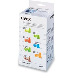 Uvex, Protection auditive, Bouchons d'oreilles xact-fit 2124003 vert SNR 26 dB taille M (1x) - Publicité Uvex, Protection auditive, Bouchons d'oreilles xact-fit 2124003 vert SNR 26 dB taille M (1x) - Publicité