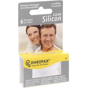 Ohropax, Protection auditive, Silicon Clear (6x) - Publicité Ohropax, Protection auditive, Silicon Clear (6x) - Publicité