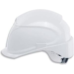 Uvex, Casque + charlotte, Casque de protection airwing B-S-WR 9762031 blanc avec ventilations - Publicité Uvex, Casque + charlotte, Casque de protection airwing B-S-WR 9762031 blanc avec ventilations - Publicité