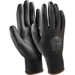 Active Gear, Gants de protection, Gants en polyuréthane noir M, 12 pcs (M) - Publicité Active Gear, Gants de protection, Gants en polyuréthane noir M, 12 pcs (M) - Publicité