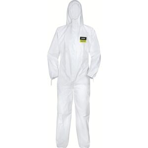 Uvex, Combinaison de protection + bleu de travail, Combinaison jetable (NR) blanche, XL (XL) - Publicité Uvex, Combinaison de protection + bleu de travail, Combinaison jetable (NR) blanche, XL (XL) - Publicité