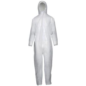 Asatex, Combinaison de protection + bleu de travail, Combinaison jetable taille XL blanche EPI catégorie I (XL, 1x) - Publicité Asatex, Combinaison de protection + bleu de travail, Combinaison jetable taille XL blanche EPI catégorie I (XL, 1x) - Publicité
