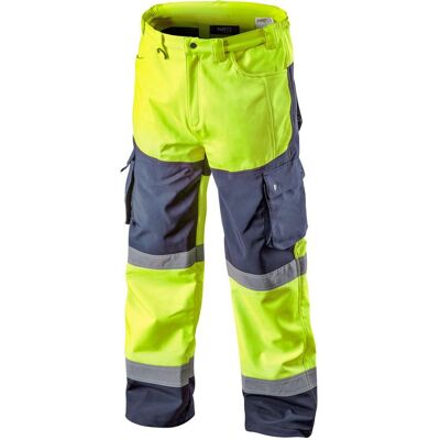 Topex, Pantalon de travail, Pantalon de sécurité Softshell avec bandes réfléchissantes jaune fluo XL (XL) - Publicité Topex, Pantalon de travail, Pantalon de sécurité Softshell avec bandes réfléchissantes jaune fluo XL (XL) - Publicité