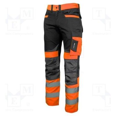 Lahti Pro, Pantalon de travail, Salopette, taille L, noir-orange, haute visibilité, 270 g/m² (L) - Publicité Lahti Pro, Pantalon de travail, Salopette, taille L, noir-orange, haute visibilité, 270 g/m² (L) - Publicité