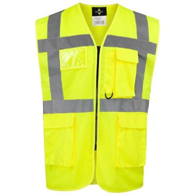 Korntex, Gilet, Gilet de sécurité Comfort "Hamburg" - Multifonctionnel - Jaune de signalisation - 3XL (3XL) - Publicité Korntex, Gilet, Gilet de sécurité Comfort "Hamburg" - Multifonctionnel - Jaune de signalisation - 3XL (3XL) - Publicité