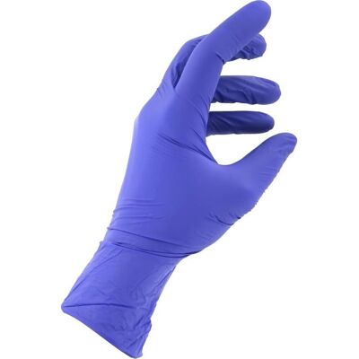 OEM, Gants de protection, Kingfa gants nitrile, non poudrés, 250 pièces, taille S, violet (S) - Publicité OEM, Gants de protection, Kingfa gants nitrile, non poudrés, 250 pièces, taille S, violet (S) - Publicité