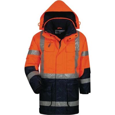 Elysee, Veste de travail, Parka haute visibilité Wallace taille XXL orange/marine (XXL) - Publicité Elysee, Veste de travail, Parka haute visibilité Wallace taille XXL orange/marine (XXL) - Publicité