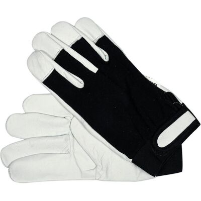 Yato, Gants de protection, gants de travail coton/cuir noir taille 10 (10) - Publicité Yato, Gants de protection, gants de travail coton/cuir noir taille 10 (10) - Publicité