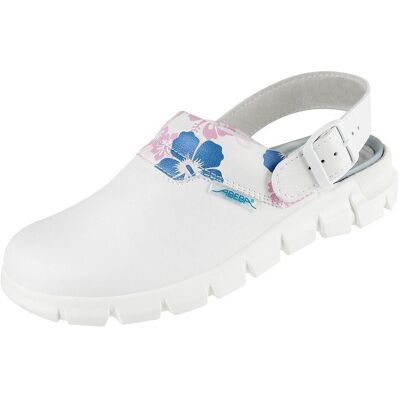 Abeba, Chaussures de travail, Sabot Chaussures de travail Dynamic OB avec motif blanc 38 (38) - Publicité Abeba, Chaussures de travail, Sabot Chaussures de travail Dynamic OB avec motif blanc 38 (38) - Publicité