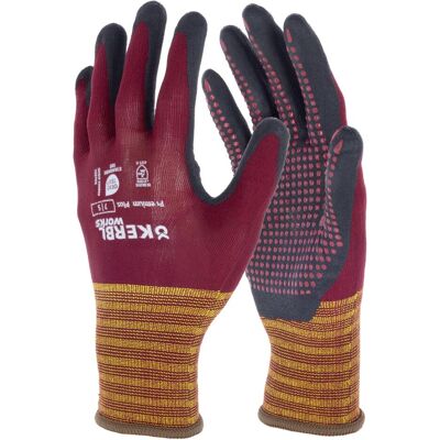 Kerbl, Gants de protection, Gants de travail Premium Plus, taille 11, bordeaux (XXL) - Publicité Kerbl, Gants de protection, Gants de travail Premium Plus, taille 11, bordeaux (XXL) - Publicité