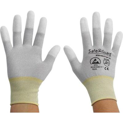 Top Swede, Gants de protection, Gant ESD, bouts de doigts enduits (gris) Taille XL : gris/jaune (XL) - Publicité Top Swede, Gants de protection, Gant ESD, bouts de doigts enduits (gris) Taille XL : gris/jaune (XL) - Publicité